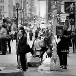 New-York City - Le passage pi&eacute;tons