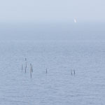 H&oslash;jerup - Voilier dans la brume