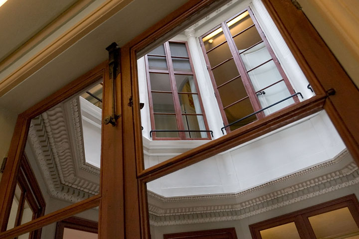 Lightwell from old ship owner's house - France/Normandy - Le Havre - August 2007 - Architecture