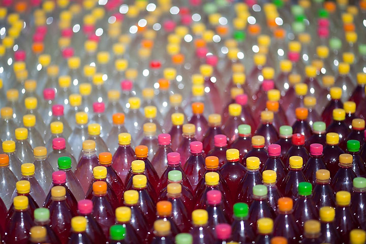 Les bouchons color&eacute;s - France/Normandie - Le Havre - avril 2010 - EF 135 L f/2